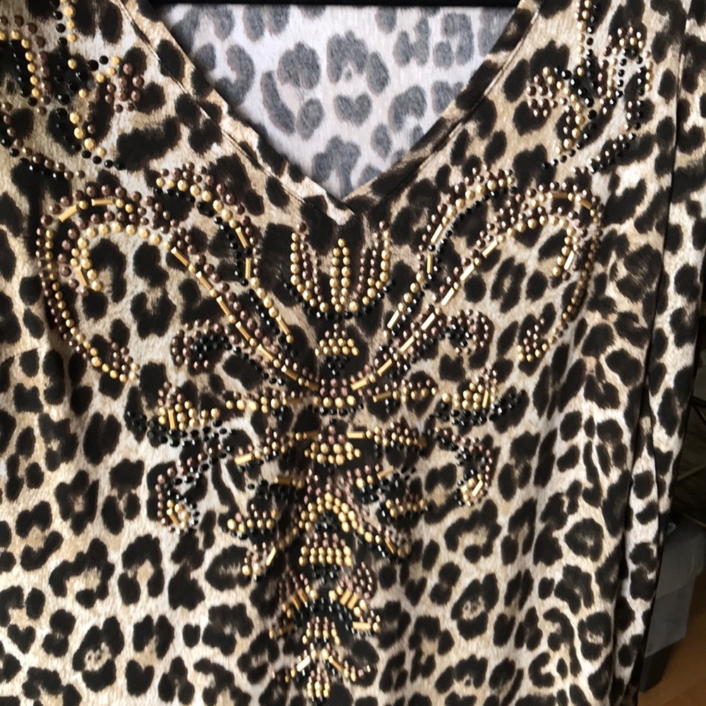 Cache leopard top - Picture 2 of 4